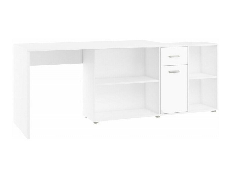 Kotna pisalna miza Gilroy 113 (Bela + Sijaj bela)