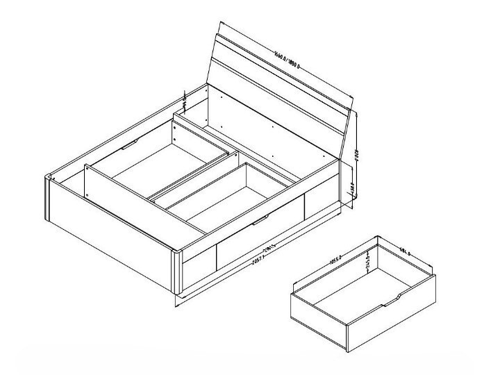 Postelja Melvele 103