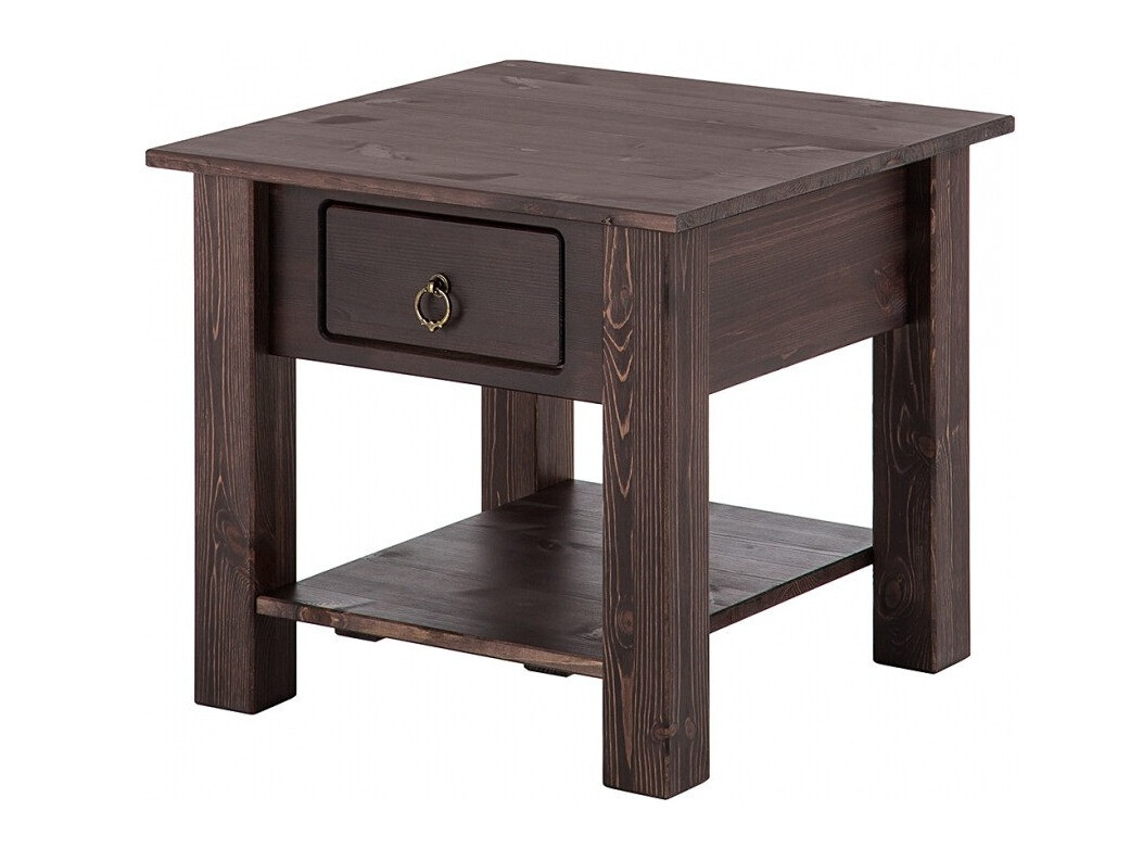 Stranska mizica Denton 121 (Temno rjava)