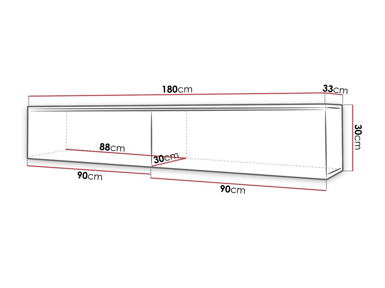 TV-omarica Scientia I (Bela + Sijaj bela)