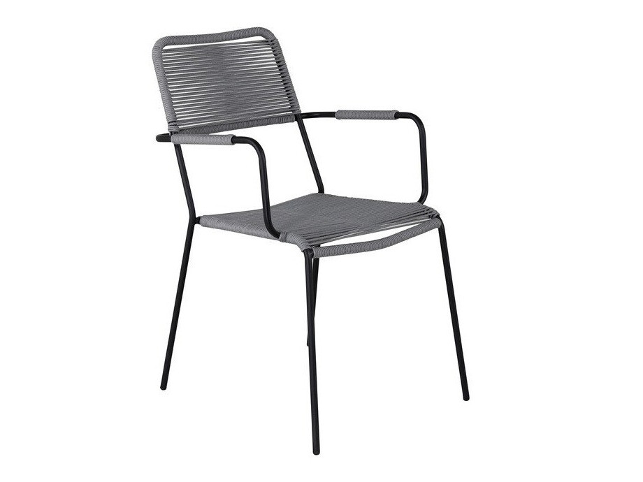 Vrtni stol Dallas 2819 (Siva + Črna)