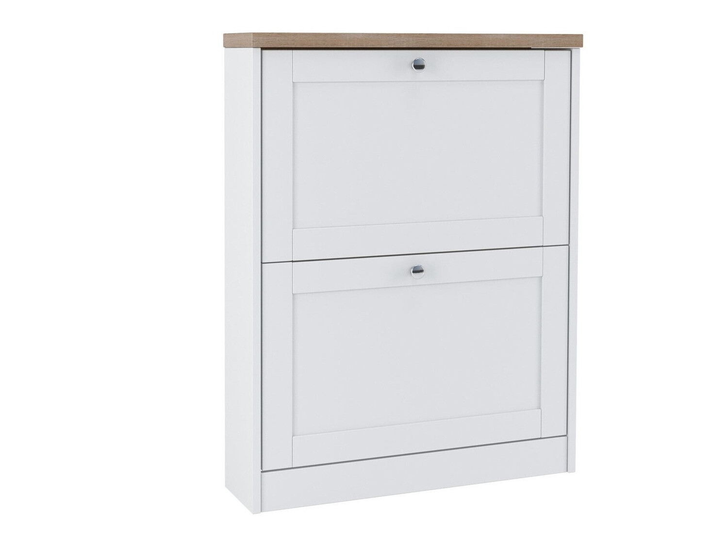 Omarica za čevlje Cirtene 100 (Bela + Hrast)