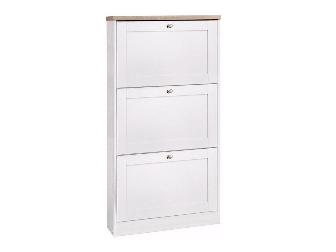 Omarica za čevlje Cirtene 101 (Bela + Hrast)