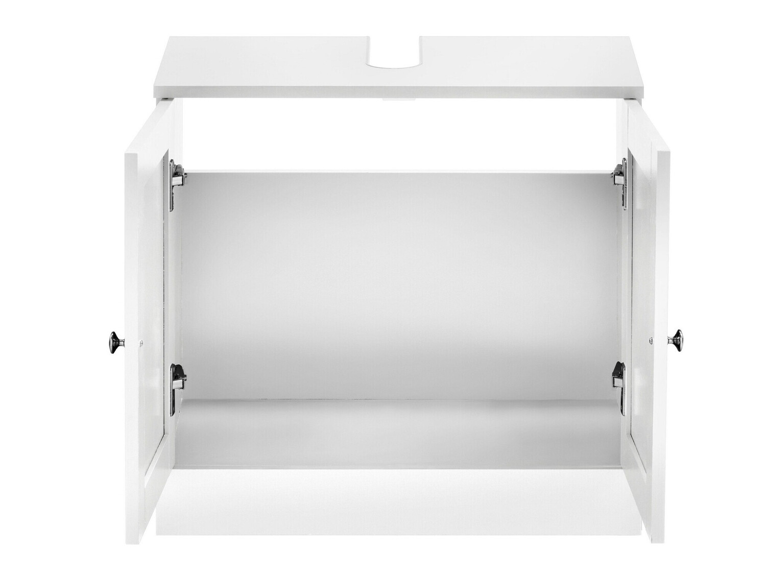 Prostostoječa kopalniška omarica za umivalnik Elmvene 106 (Bela)