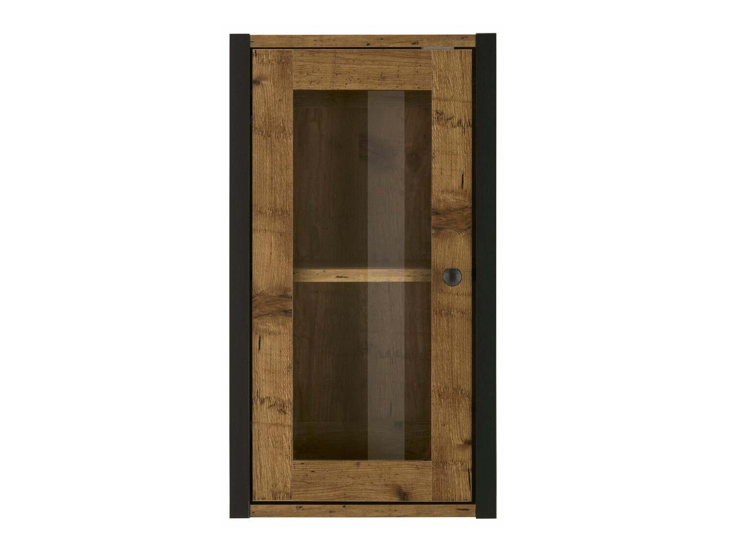 Stenska kopalniška omarica Larnovo 118 (Črna + Temen hrast)