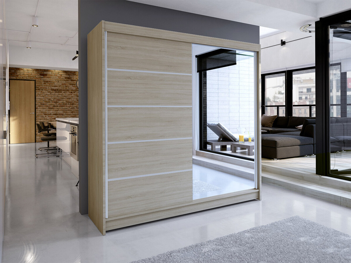 Garderobna omara Closico 142 (Sonoma hrast)