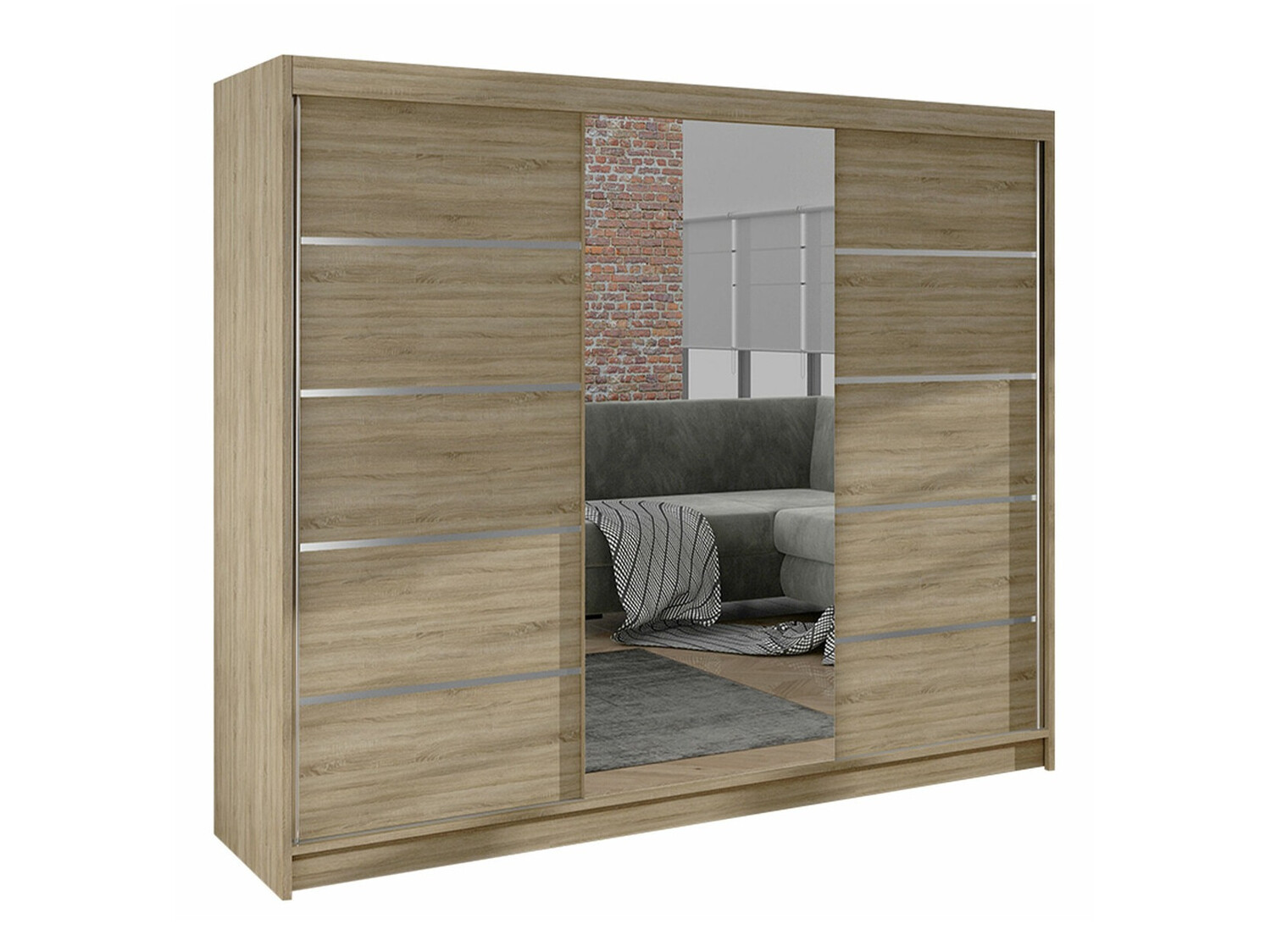 Garderobna omara Closico 161 (Sonoma hrast)