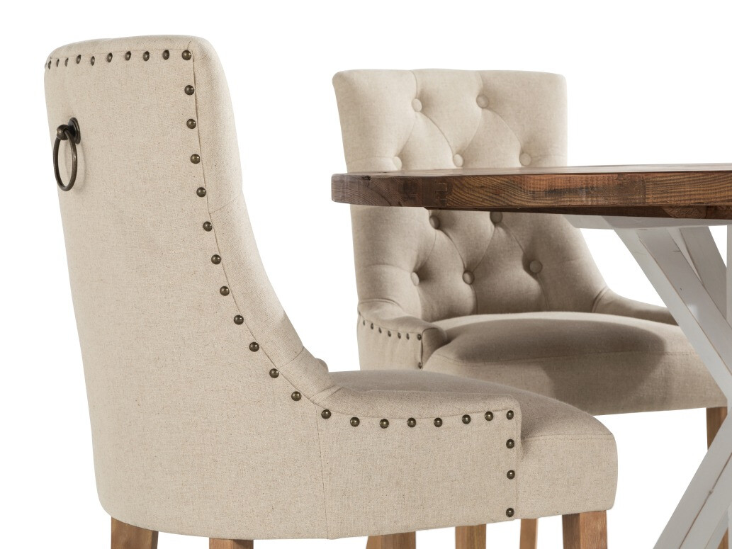 Jedilniški komplet Riverton 372 (Brest + Bela + Bež)