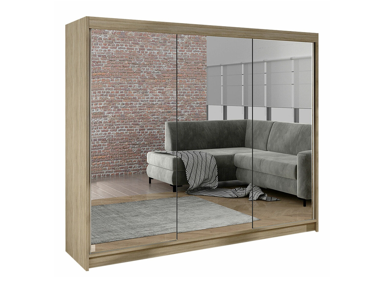 Garderobna omara Closico 160 (Sonoma hrast)