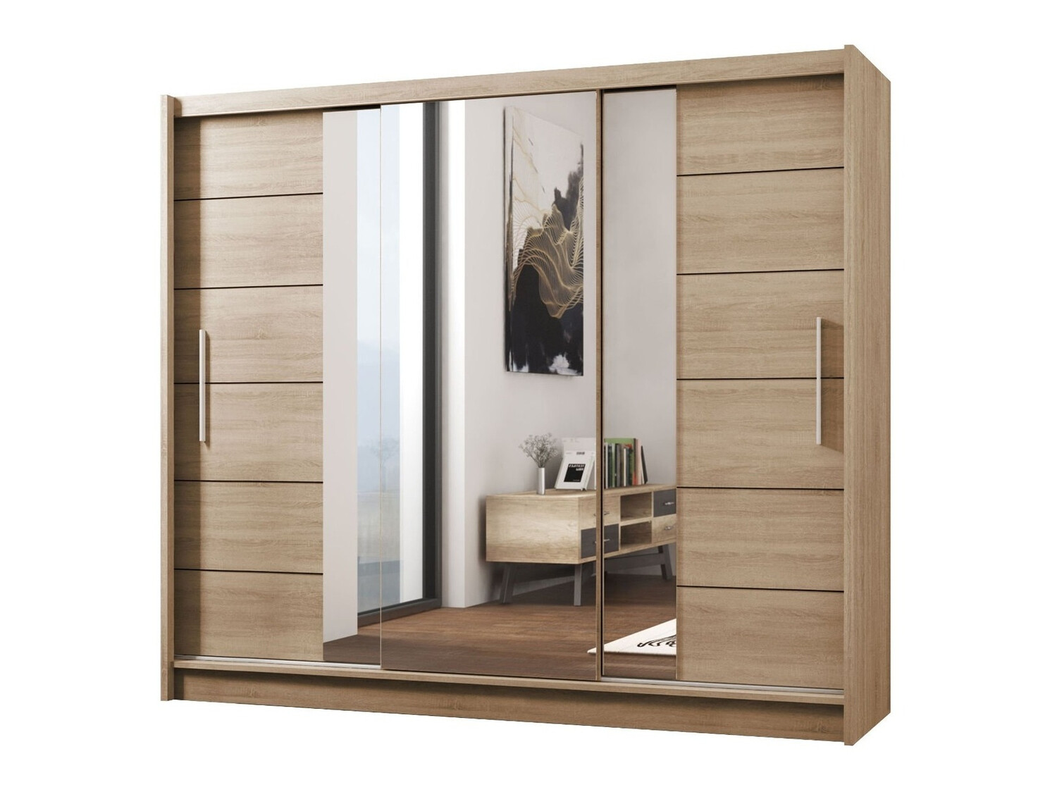 Garderobna omara Honolulu 119 (Sonoma hrast)