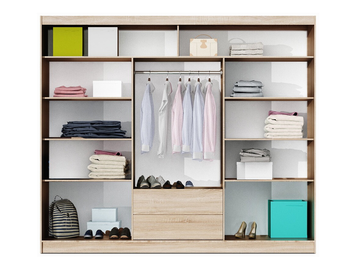 Garderobna omara Honolulu 119 (Sonoma hrast)