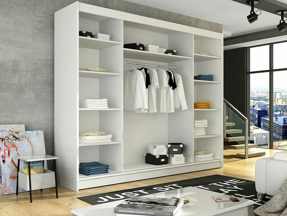 Garderobna omara Closico 130 (Bela)