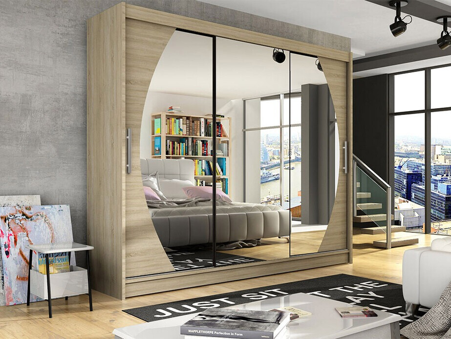 Garderobna omara Closico 130 (Sonoma hrast)