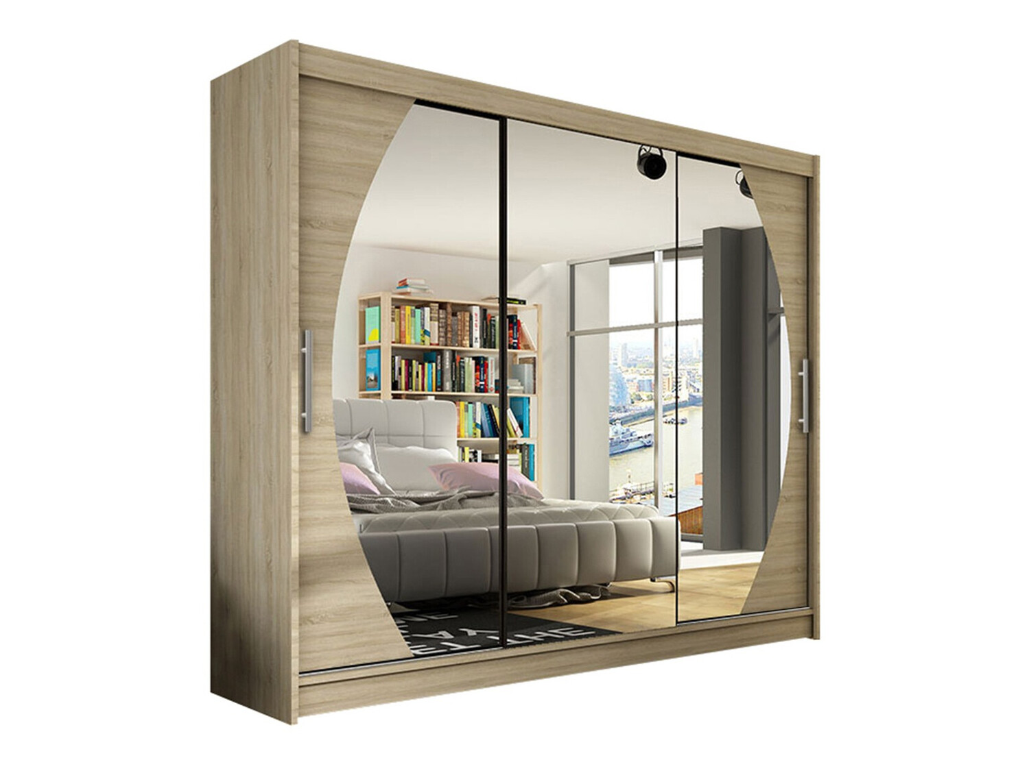 Garderobna omara Closico 130 (Sonoma hrast)