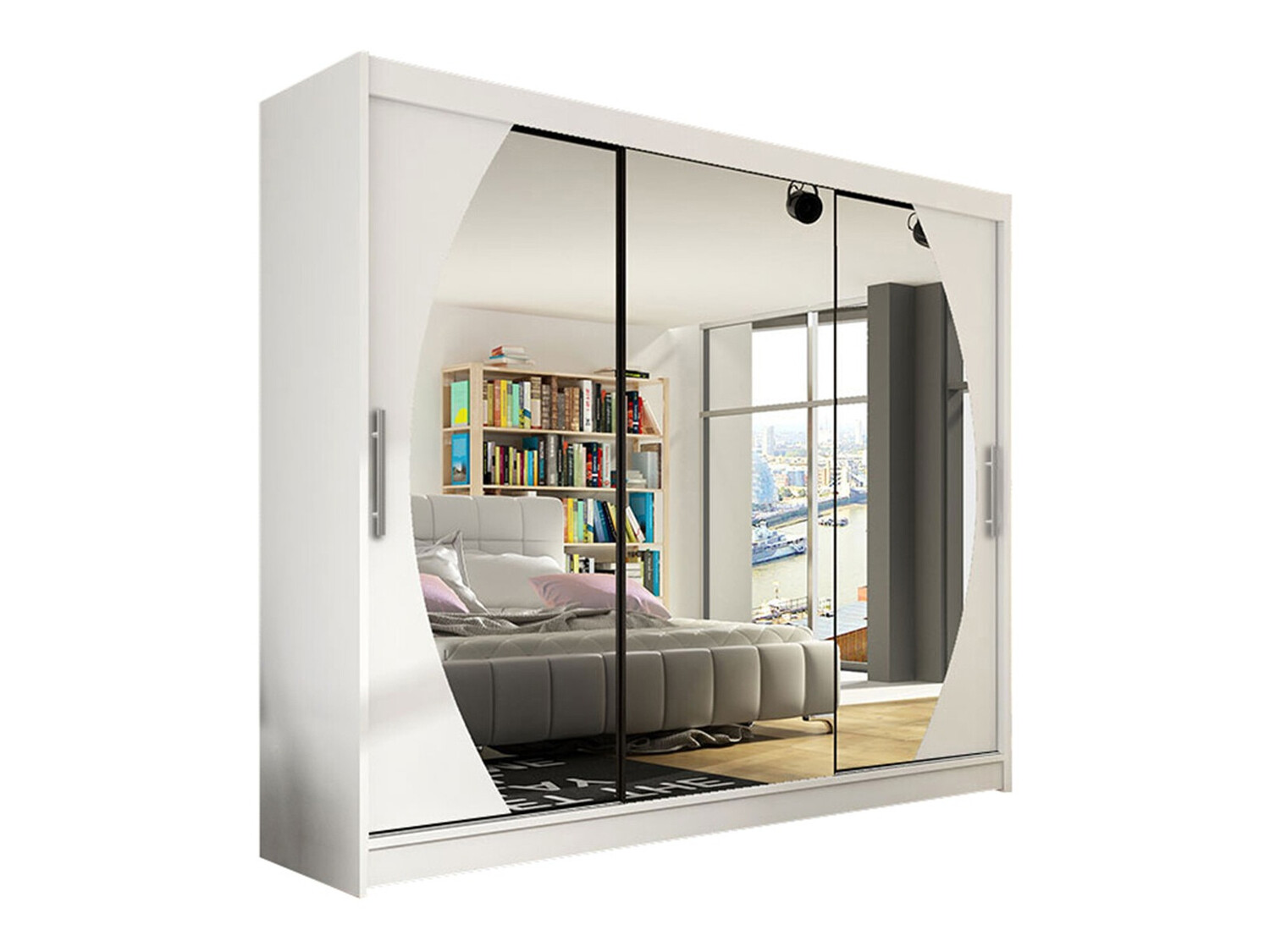 Garderobna omara Closico Ordo V (Bela)