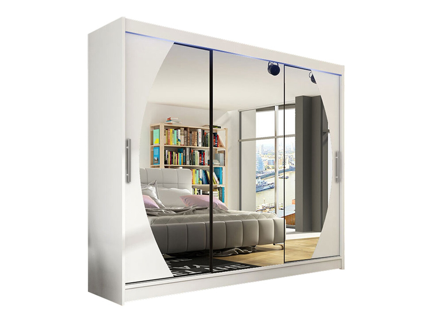 Garderobna omara Closico Ordo V (Bela)