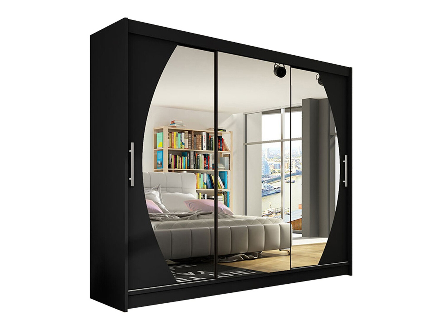 Garderobna omara Closico Ordo V (Črna)