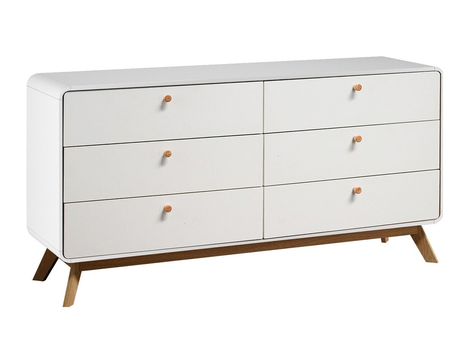 Komoda Elbtena 101 (Bela + Hrast)