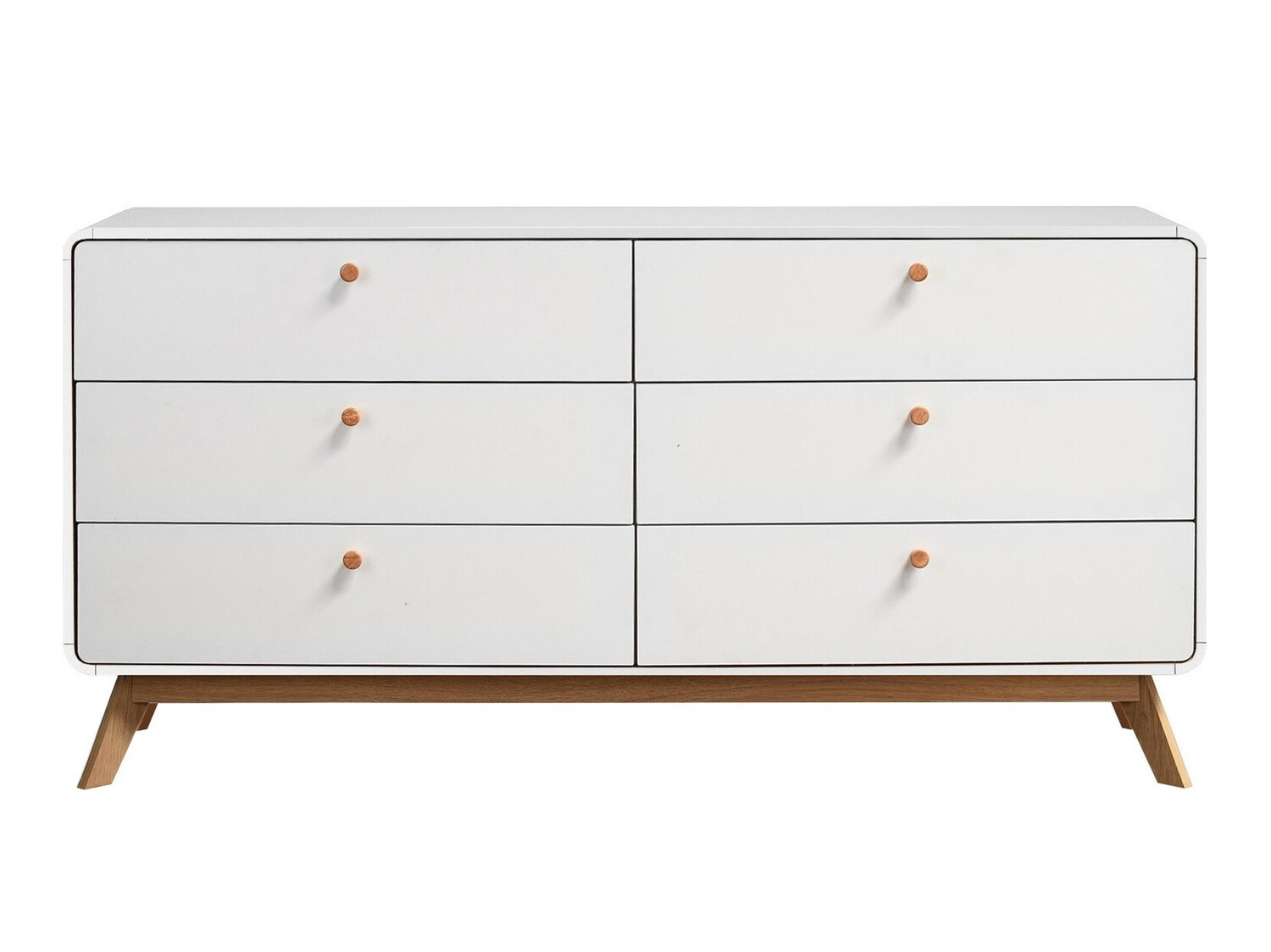 Komoda Elbtena 101 (Bela + Hrast)