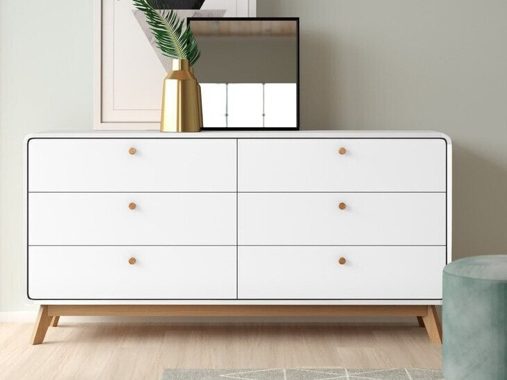 Komoda Elbtena 101 (Bela + Hrast)