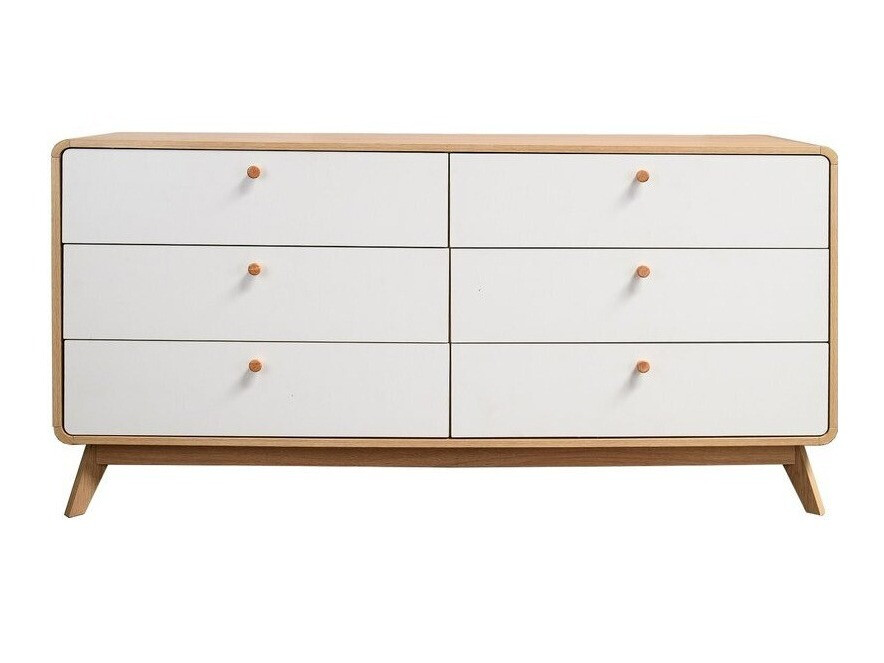 Komoda Elbtena 101 (Hrast + Bela)