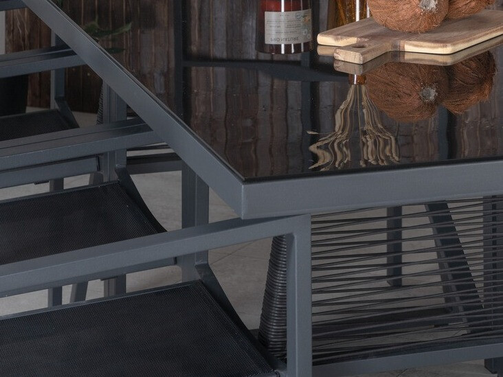 Komplet mize in stolov Dallas 1043