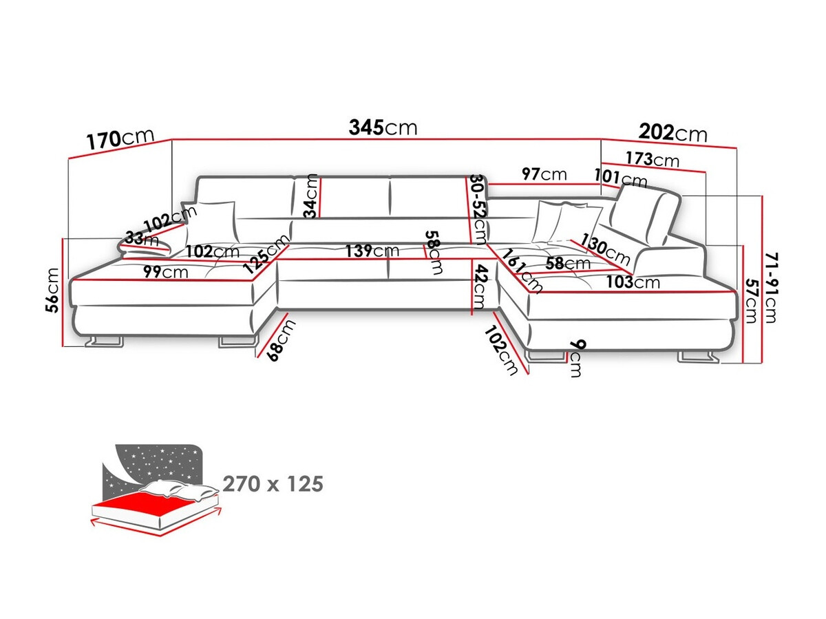 Kotna garnitura Comfivo 241 (Venus Velvet 2911 + Kenia 796)