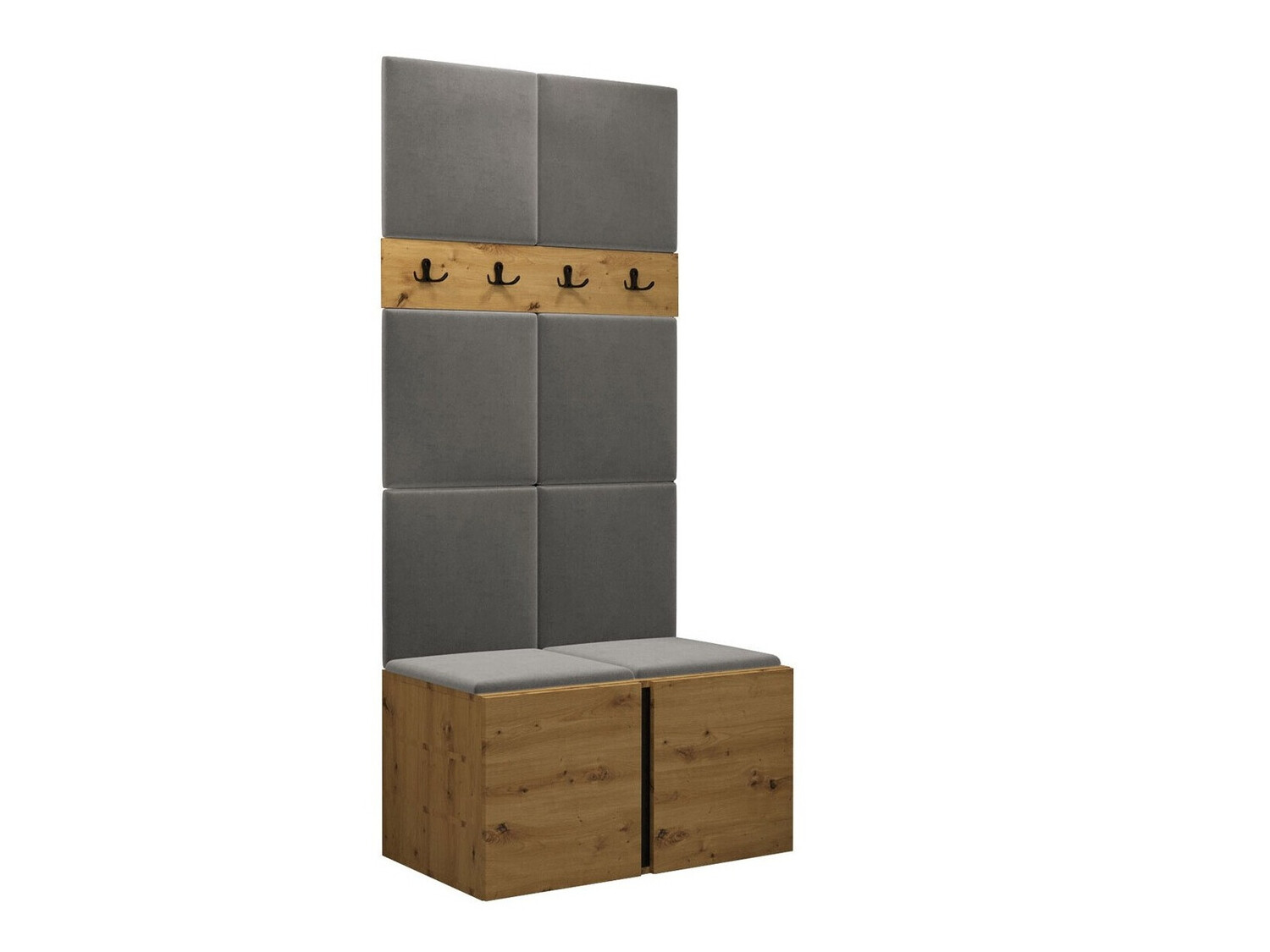 Komplet za predsobo Pinis IV (Artisan hrast)