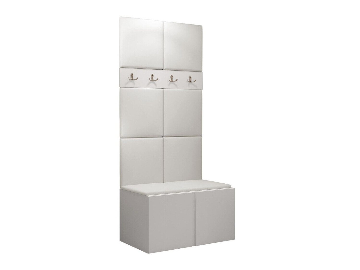 Komplet za predsobo Pinis IV (Bela)