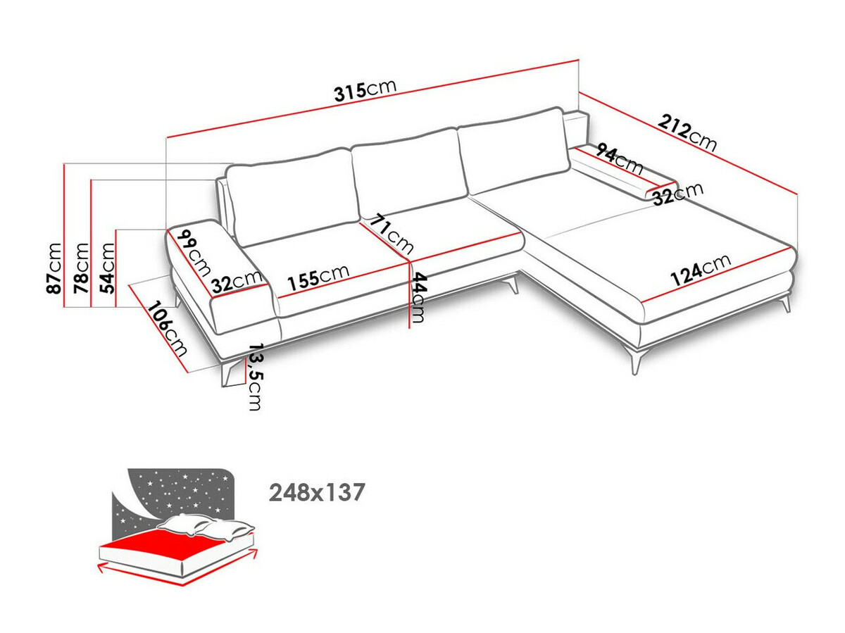 Kotna garnitura Lincoln 136 (Soro 95)