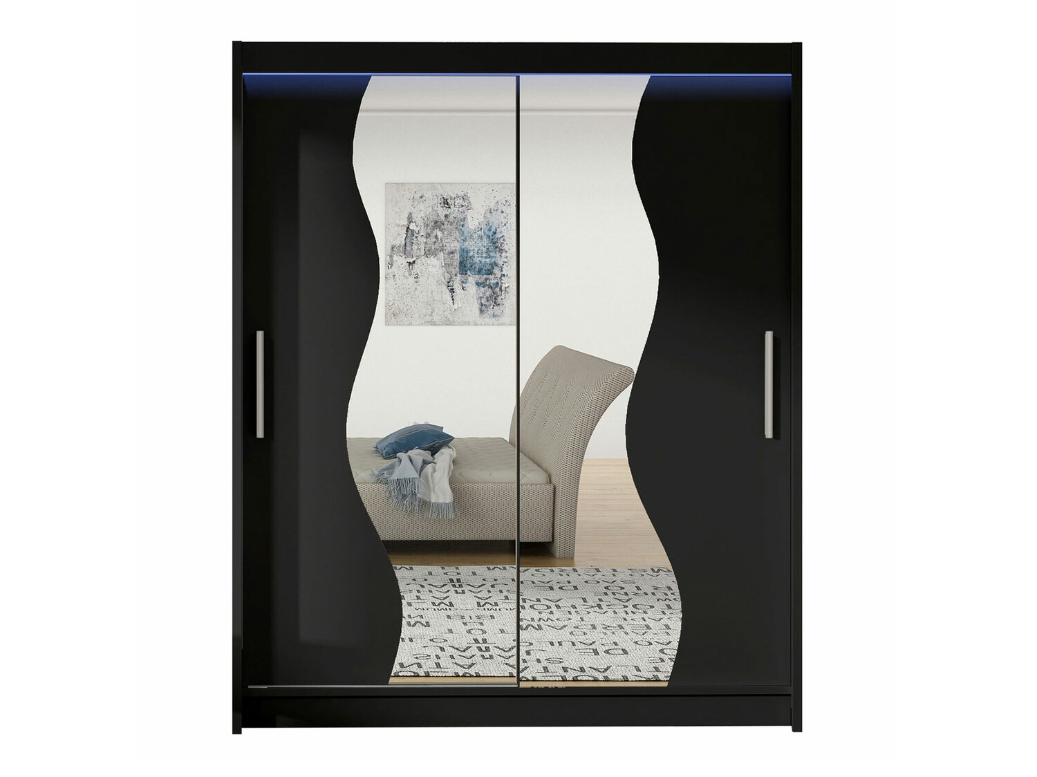 Garderobna omara Closico Camera S (Črna)