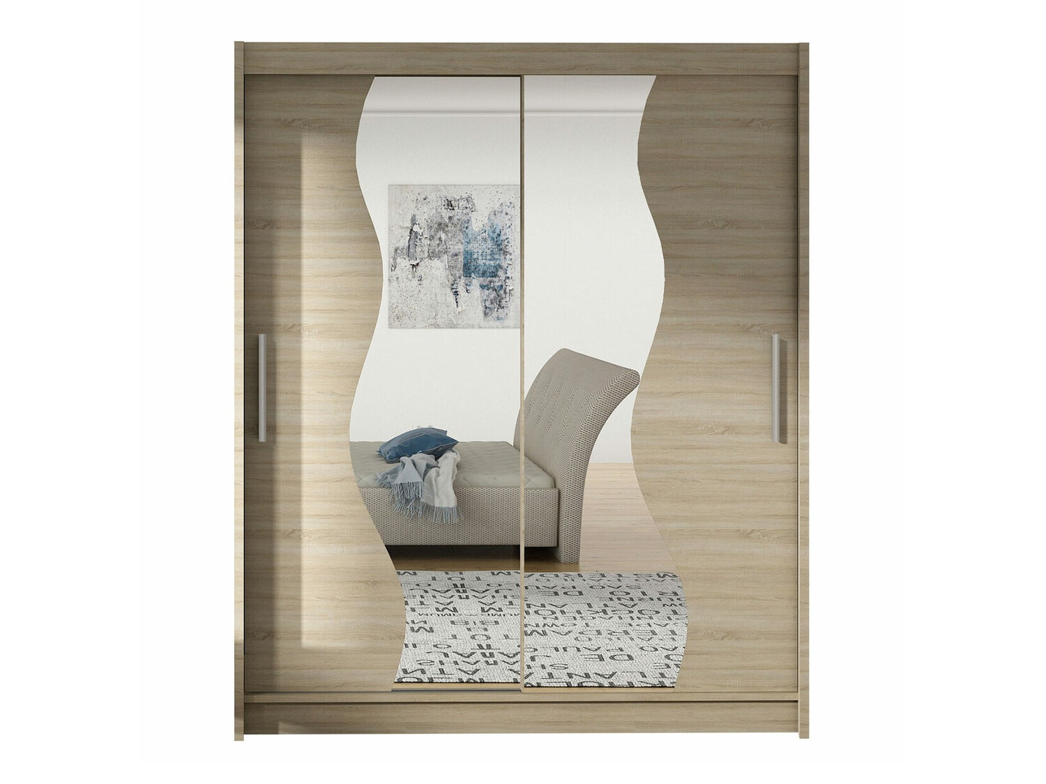 Garderobna omara Closico Camera S (Sonoma hrast)