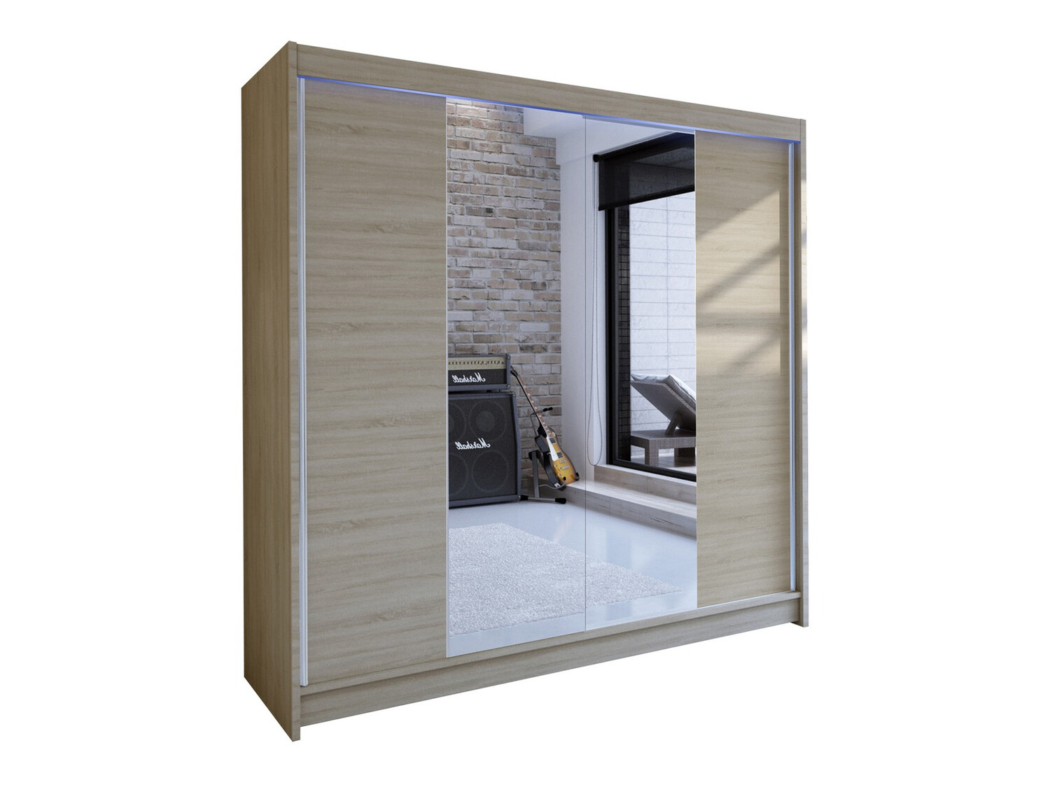 Garderobna omara Closico Cavaris II (Sonoma hrast)