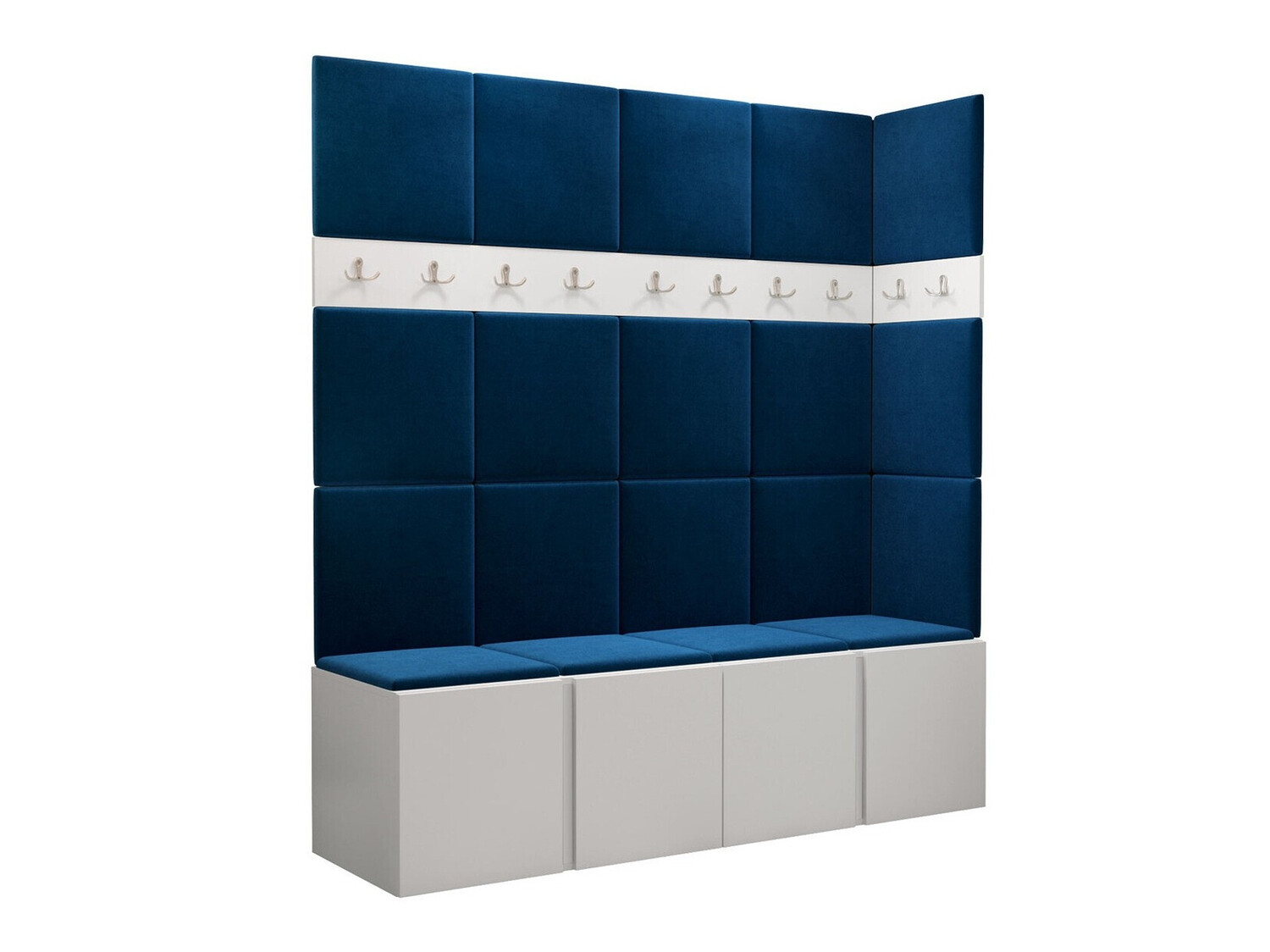 Komplet za predsobo Hartford 265 (Bela)