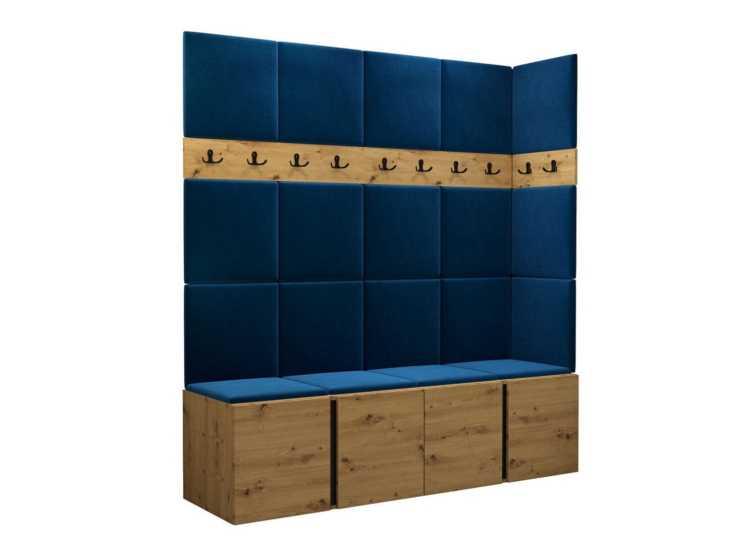 Komplet za predsobo Pinis II (Artisan hrast)