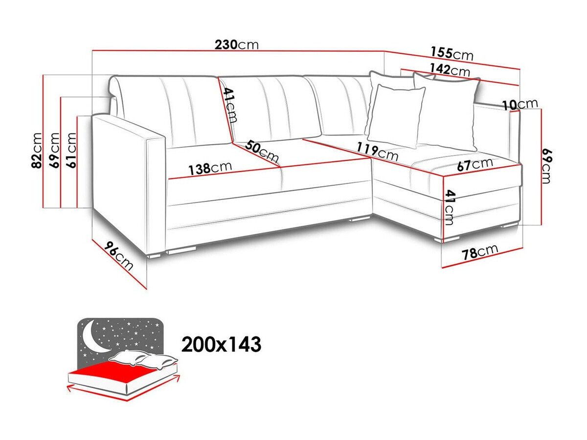 Kotna garnitura Edinburg 100 (Inari 28 + Cayenne 1112)