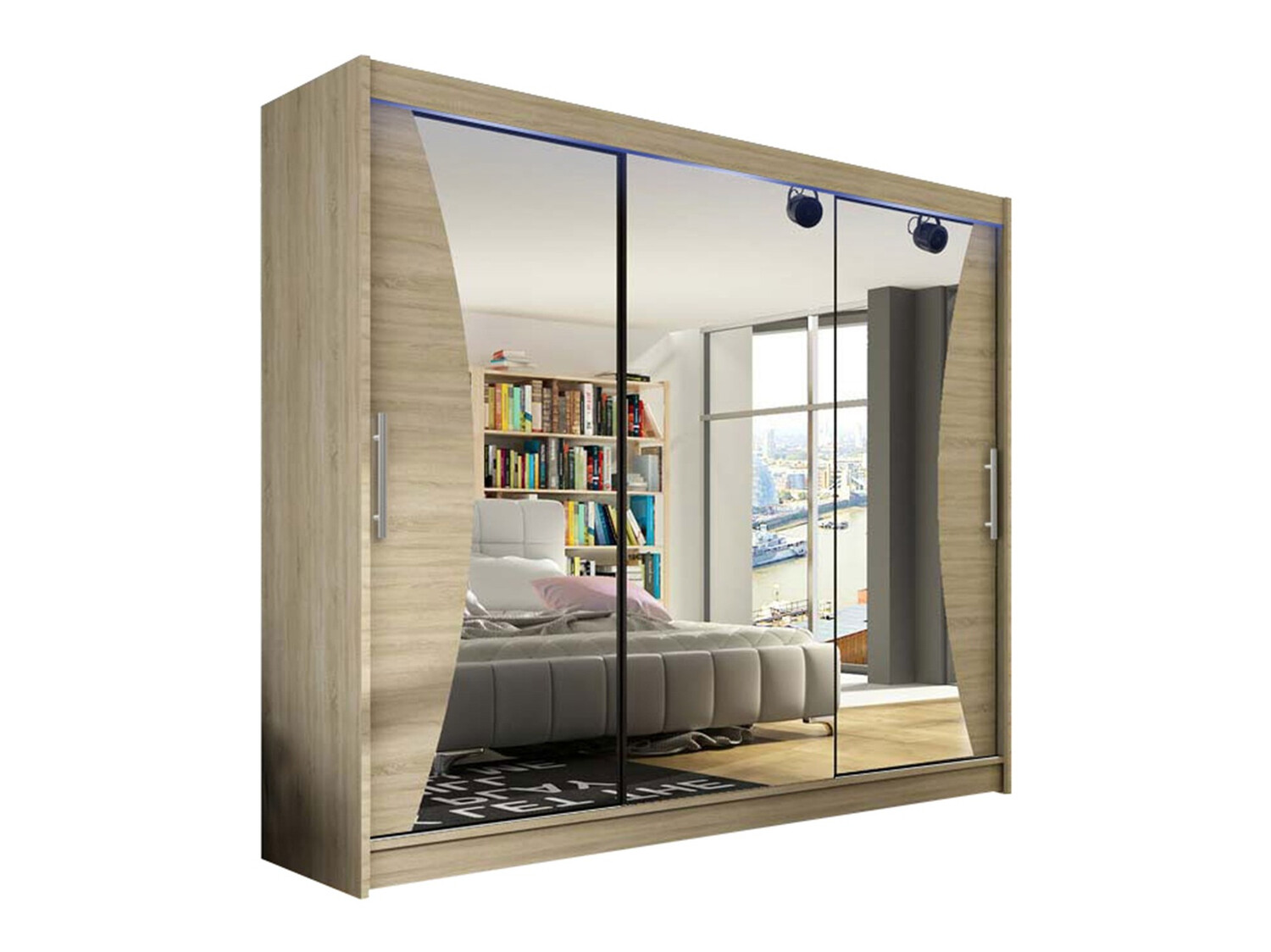 Garderobna omara Closico 120 (Sonoma hrast)