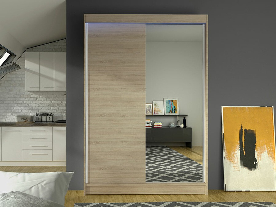 Garderobna omara Closico 147 (Sonoma hrast)