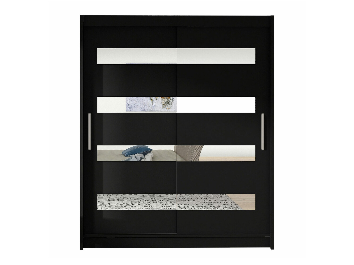 Garderobna omara Closico Camera XIII (Črna)