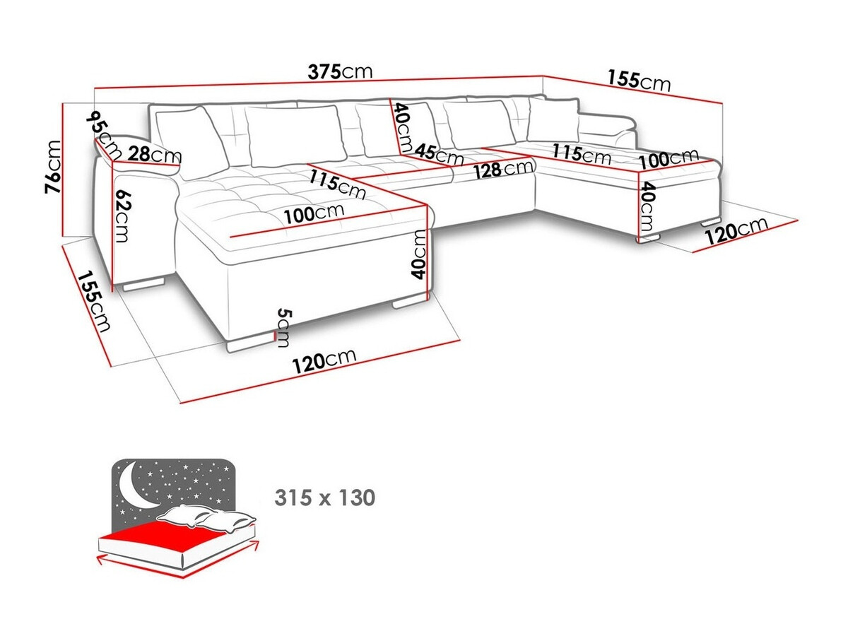 Kotna garnitura Comfivo 182 (Abriamo 04 + Abriamo 11)
