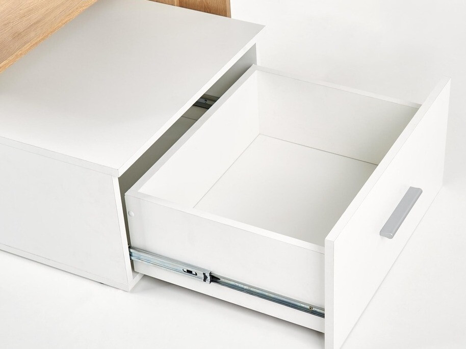 Pisalna miza Houston 826 (Bela + Zlati hrast)