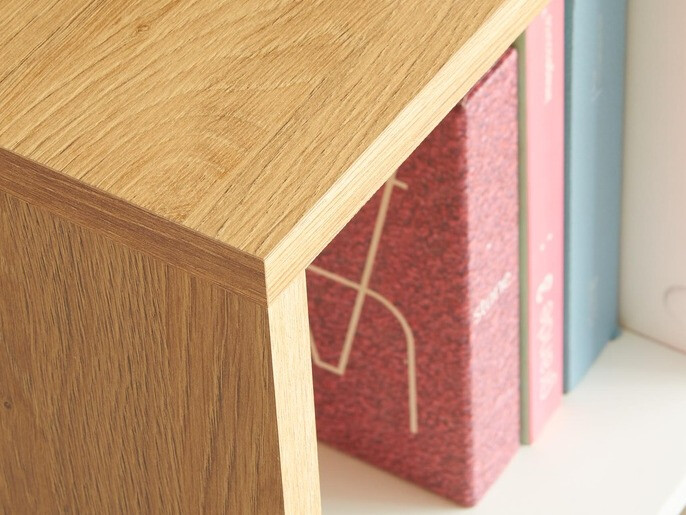 Pisalna miza Houston 826 (Bela + Zlati hrast)