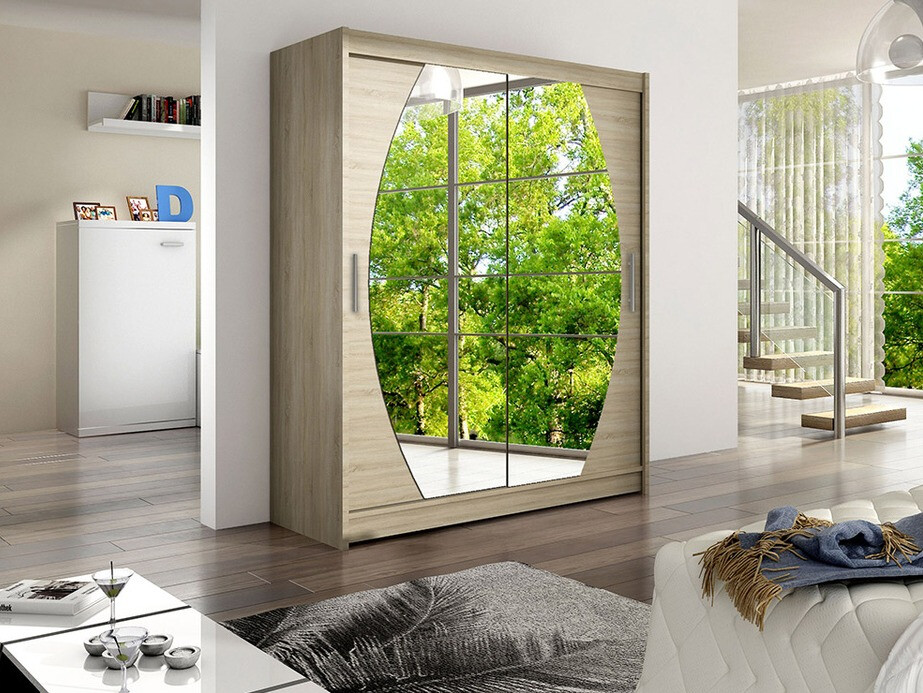 Garderobna omara Closico 121 (Sonoma hrast)