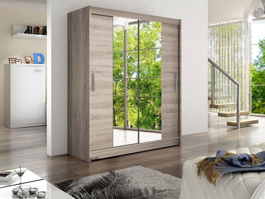 Garderobna omara Closico 132 (Tartuf hrast)