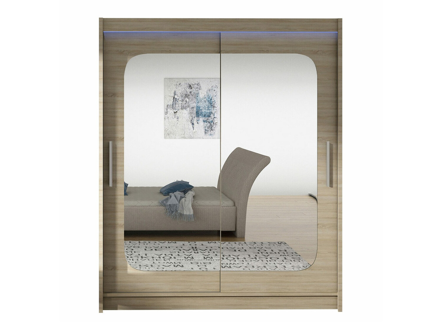 Garderobna omara Closico 135 (Sonoma hrast)