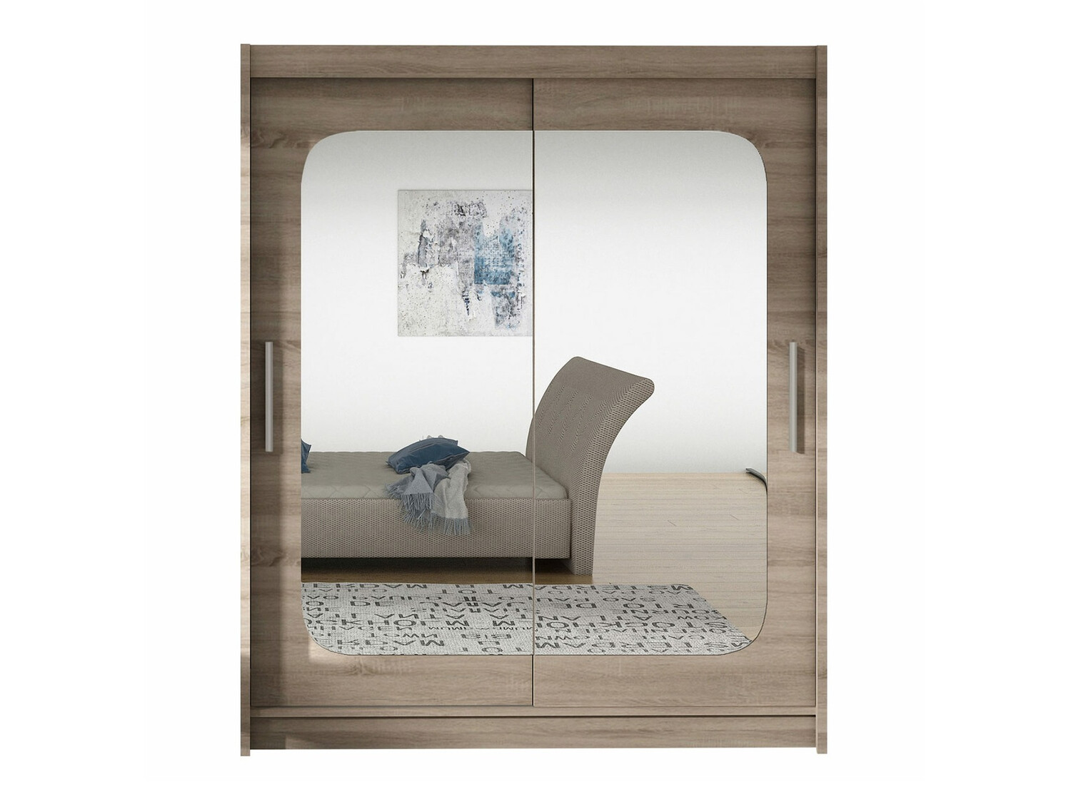 Garderobna omara Closico 135 (Tartuf hrast)