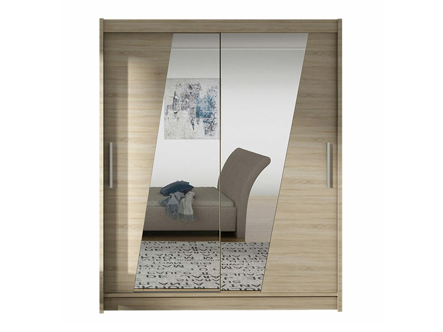 Garderobna omara Closico 155 (Sonoma hrast)