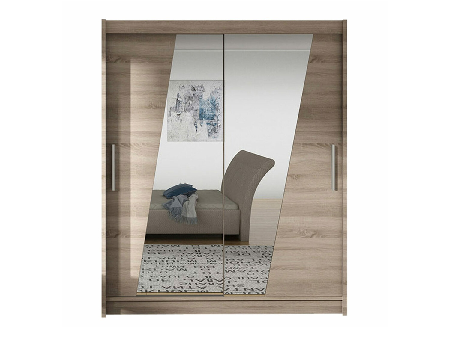 Garderobna omara Closico 155 (Tartuf hrast)