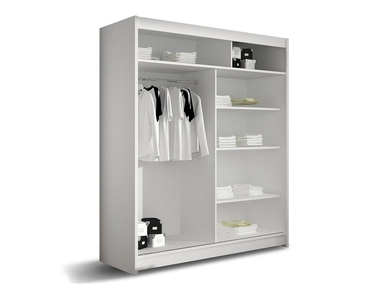 Garderobna omara Closico Camera IV (Črna)