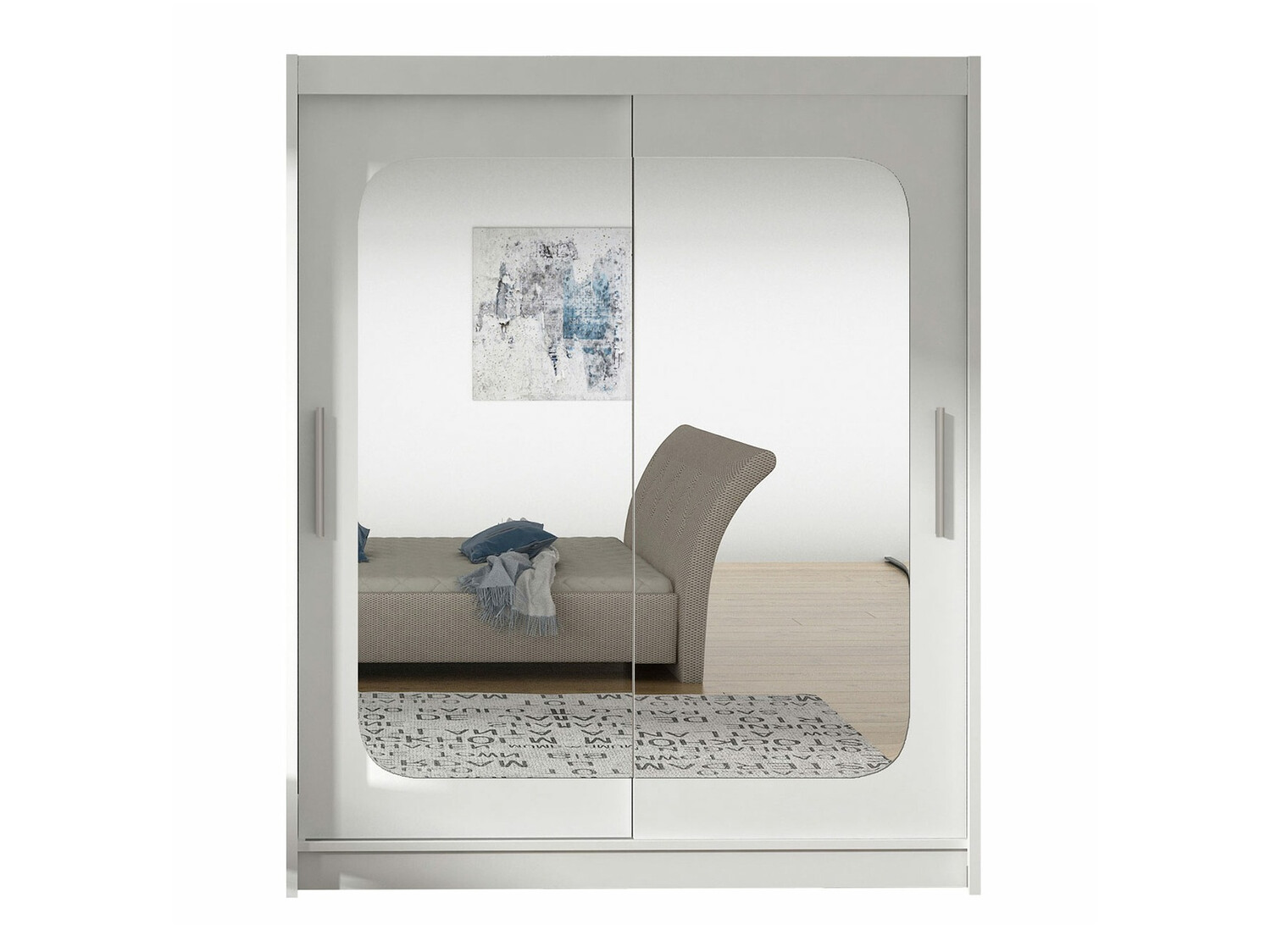 Garderobna omara Closico Camera XII (Bela)